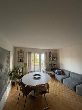 Stylish 3-Room Altbau Flat Balcony & Office, Zürich (photo 4)