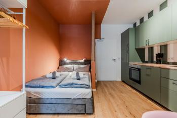 Vibrant Micro-Apartment - Cozy, Central & Self Checkin, Berlin (zdjęcie 4)