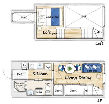 鶴見 House 105, Jokohama (zdjęcie 2)
