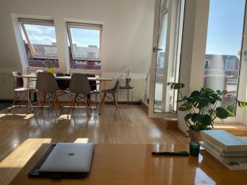 bright rooftop loft with river view, Berlin (zdjęcie 2)