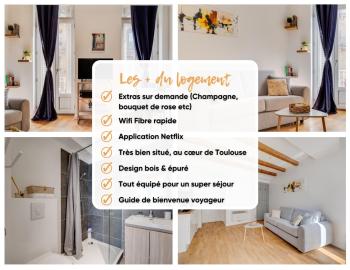 Ô Merveilleux Compans - Centre ville Toulouse - Wifi, TV, Tolosa (foto 4)