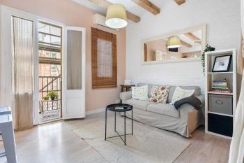 Sunny Retro Flat Balcony in Poble Sec, Barcelona (fotografie 2)