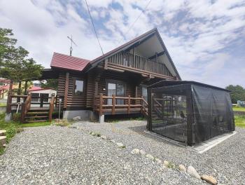 天然温泉付ログハウス ヴィレッジR 4名様まで同一料金 屋根付bbq設備あり, Shiraoi (fotografie 2)