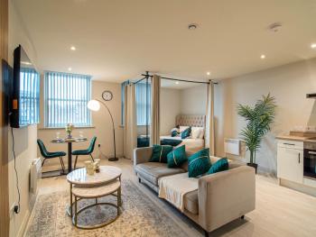 Central Leeds Apartment by Briggate Free Parking, Leeds (Foto 4)