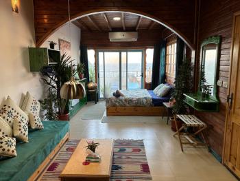 Beach front studio with huge roof top terrace, Dahab (fotografie 5)