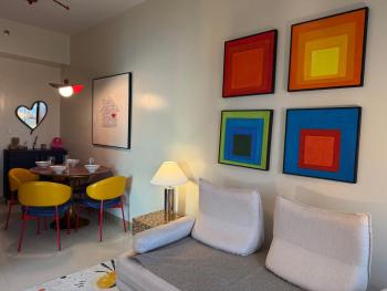 Modern 1BR with Balcony Facing Infinity Pool Manila Bay Sunset Near Airports OKADA Solaire MOA, Manila (Foto 5)