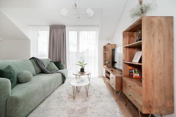 Top Floor, Spacious Apartment w-Balcony & Garage I Cohost, Vilnius (fotografie 3)