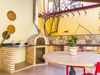 Espaço gourmet e home-office na Granja, São Paulo (fotografie 3)