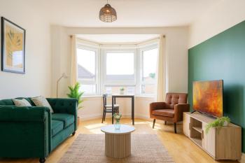 Walk to Hydro and SEC Modern 3BR Free Parking, Glasgow (Foto 4)