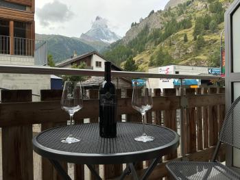 Studio Enzian - Matterhorn Sicht bei der Bergbahn Inspiringplaceszermatt, Zermatt (fotografie 2)