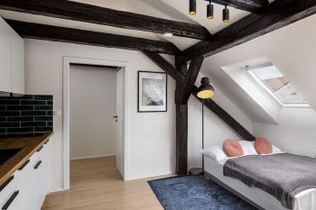 Under the Beams - Designer Prague Old Town Loft, Praha (fotografie 4)