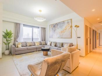 TRPS - Act One Act Two Towers, Downtown Dubai - 3BR Plus Maid with Iconic Burj Khalifa View, Dubaj (fotografie 5)