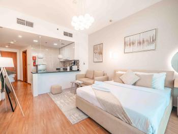 Cozy Studio Themed Designed In JVT, Dubai (photo 4)