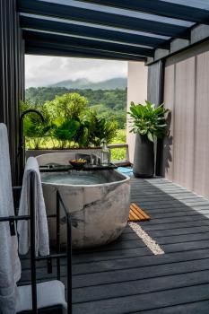 Cozy Volcano View Stay Brand New & Hot Tub, Fortuna (fotografie 4)