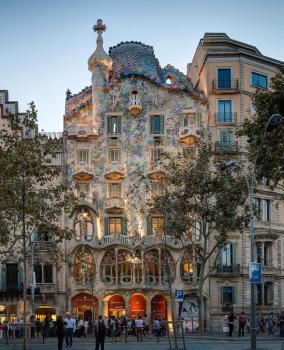 Modernismo Paseo de Gracia, Barcelona (fotografie 2)
