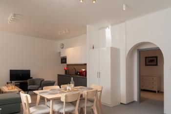 Spacious family apartment for up to 6 people with a private entrance, Praha (fotografie 2)