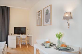 Ruhiges Studio Apartment Berlin Mitte 26m2 - U-Bahn Leopoldplatz by Rooms Berlin, Berlín (foto 2)