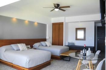 Beachfront studio with a beautiful terrace, Cancún (fotografie 5)