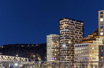 Modern, well-equipped apartment in central Oslo with breathtaking views, Lii (Foto 4)