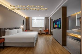 Ramadaencore By Wyndham Shanghai Pud ong Airport -Provide free 24hour shuttle bus service for airport pick-up and drop-off at Pud ong Airport, Shanghái (foto 5)