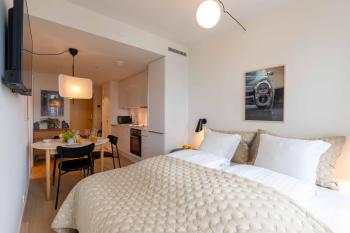 Cozy 9th Floor Apartment in Vesterbro, Kodaň (fotografie 2)