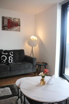 Luxury 2 bed 13th floor view of Old Trafford, Manchester (fotografie 4)