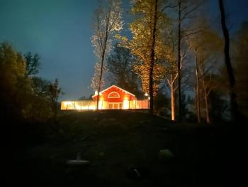 Log cabin with hot tub and views, Ludvigsborg (foto 5)