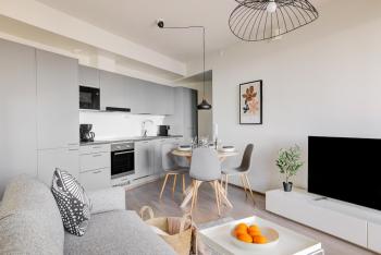 Stylish 1BR Apartment with Gym & Spacious Balcony, Helsinki (foto 3)