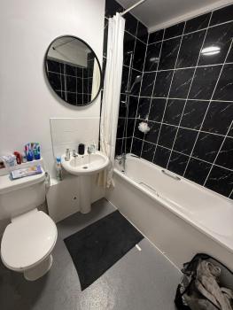 Private Room with King Size Bed, TV and Shared Bathroom, London (photo 3)