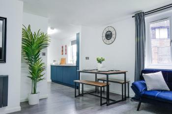 Modern 2 BR With Parking and Sleeps 6, near City Centre, Manchester (fotografie 4)