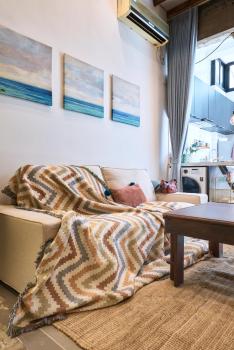 duplex 1 bedroom apartment on Wuyuan Road close Changshu Road station, Szanghaj (zdjęcie 3)