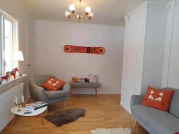 Cabin with pool, close to lake & perfect for autumn vacation, Sunnansjö (zdjęcie 4)