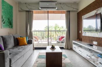 1bhk with Pool & Wifi near Candolim beach, Nerul (photo 3)