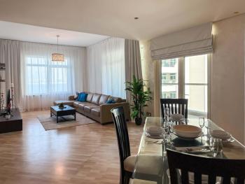 Sea View Beachfront 3BR Apartment - Shoreline 6, Dubaj (fotografie 5)