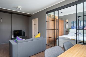 Sunny 1BR Apartment near Park & Stadium, Riga (fotografie 5)