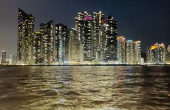 해운대 엘본 # Haeundae station 3min# sea 3min# high floor view# luggage storage# flexible checkin& out# family, Pusan (fotografie 4)