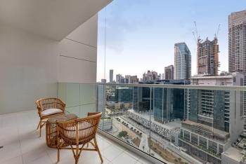 Waves - Modern City Escape 1BR Apt With Balcony, Dubaj (fotografie 3)