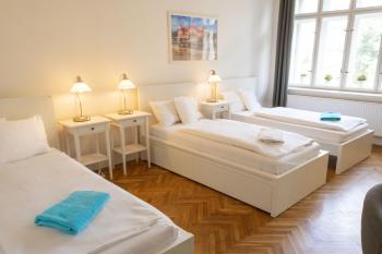 Apartments 5 minutes walk from Old Town - 102 m2 w balcony, view, shower plus bath, Praha (fotografie 3)