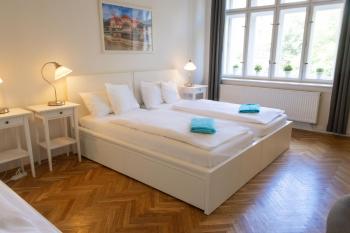 Apartments 5 minutes walk from Old Town - 102 m2 w balcony, view, shower plus bath, Praha (fotografie 2)