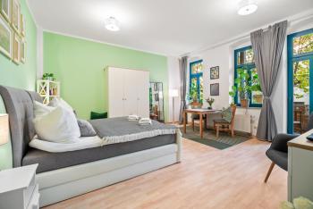 GREENs - ruhige schöne 1RWhg gut gelegen mit Balkon, Drážďany (fotografie 4)
