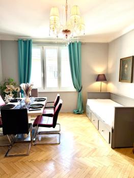 Center Apartment with 360° Rooftop, Vídeň (fotografie 4)