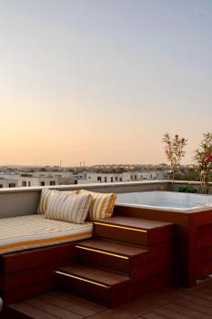 VELORA - Sodic Penthouse with jacuzzi & big terrace over New Cairo view, New cairo (fotografie 2)
