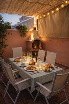 Casa familiar con patio privado y piscina comunitaria cerca de la playa, Malaga (zdjęcie 2)