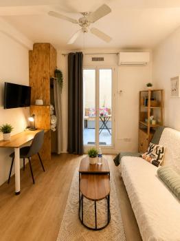 Studio Les Cactus avec Terrasse à 5 min à pied de la Plage, Nice (fotografie 5)