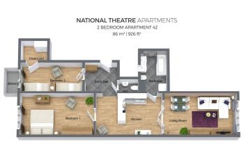 Ostrovni 7 Apartments, Praha (fotografie 4)