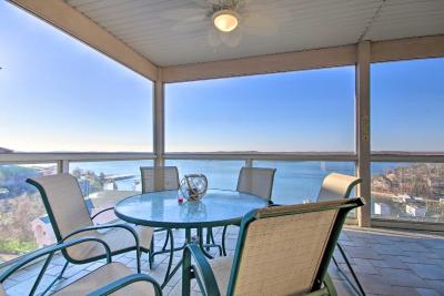 Balcony with Water Views Lake Ozark Retreat!