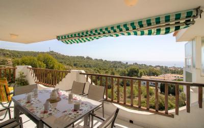 Terraza con vistas espectaculares - Haciendas ALBERT VILLAS Alcossebre