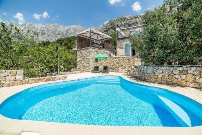 Ferienhaus mit Privatpool für 4 Personen ca 50 qm in Puharići bei Makarska, Dalmatien Mitteldalmatien