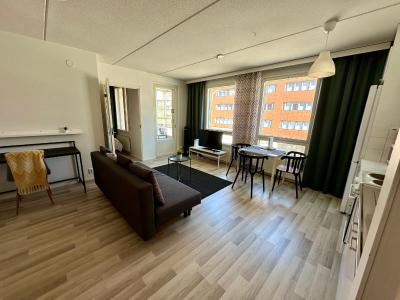 Modern two-room flat with balcony near metro