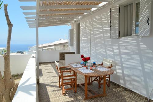 Vista exterior, Xrissi Ammos in Milos Island